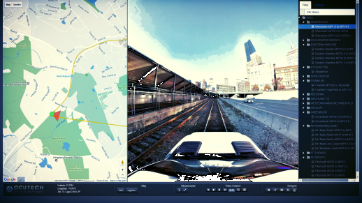Railroad 360 video Imaging and mapping is a technique which reproduces 360 videos and panoramic pictures of the right of way and tracks. 3D as-built.