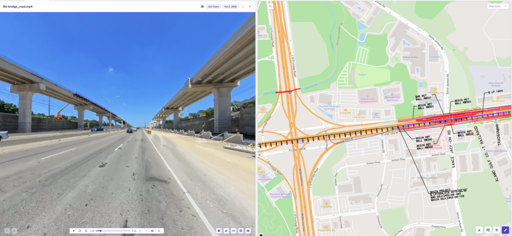 infrastructure documentation with GPS video